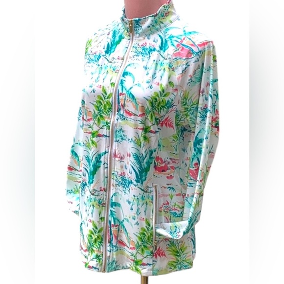 SIGRID OLSEN NWT GOLF & TENNIS ZIP UP JACKET QUICK DRY UPF 50 MOISTURE WICKING - Picture 5 of 8